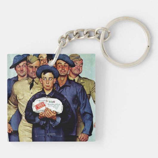 Paket Willie Gillis vom Zuhause Schlüsselanhänger (Rückseite)