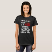 Paketauto Fahrer Kurier Oder Briefträger T-Shirt (Vorne ganz)