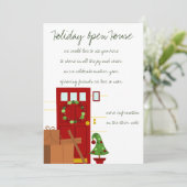 Pakete an der Tür Einladung (Stehend Vorderseite)