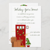 Pakete an der Tür Einladung (Vorne/Hinten)