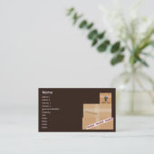 Pakete - Geschäft Visitenkarte (Stehend Vorderseite)