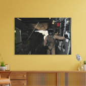 Paketpakete für die Containerzustellung verlassen  Leinwanddruck (Insitu (Wohnzimmer))