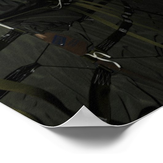 Paketpakete für die Containerzustellung verlassen Poster (Ecke)