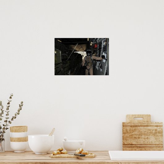 Paketpakete für die Containerzustellung verlassen Poster (Küche)