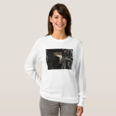 Paketpakete für die Containerzustellung verlassen  T-Shirt (Vorne ganz)