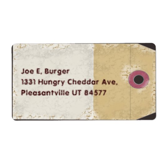 Paketstil-Tag (Vorne)