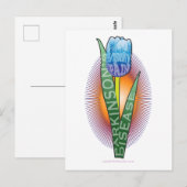 Pakinsons Disease Awareness Tulip Postkarte (Vorne/Hinten)
