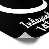 Pakistan 14. August Unabhängigkeitstag Pakistani F Poster (Ecke)