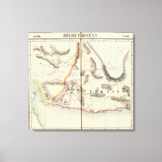 Pakistan, Asien 80 Leinwanddruck (Vorderseite)