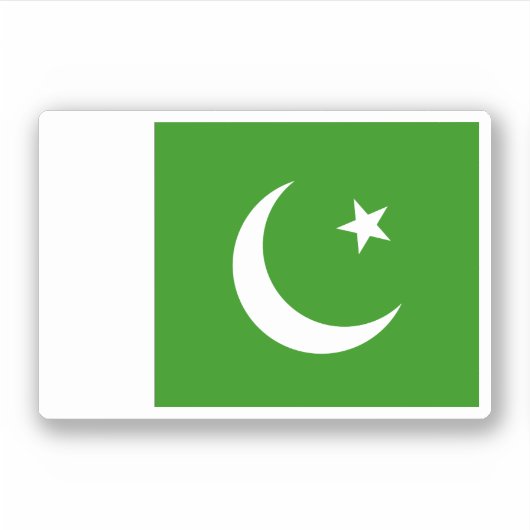 Pakistan Aufkleber (Vorderseite)