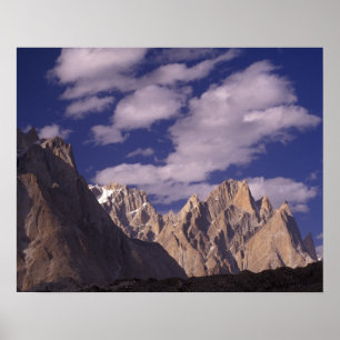 Pakistan, Baltoro Muztagh Range, Grand Cathedral Poster