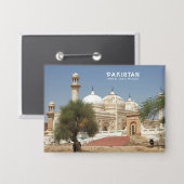 Pakistan Button (Vorderseite/Rückseite)