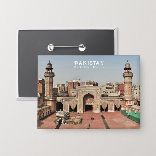 Pakistan Button (Vorderseite/Rückseite)