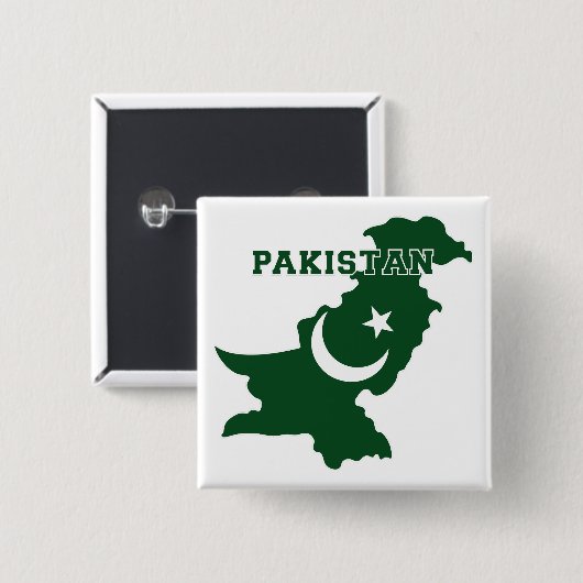 Pakistan Button (Vorne & Hinten)