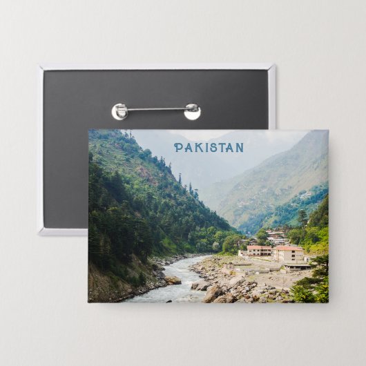 Pakistan Button (Vorderseite/Rückseite)
