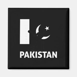 Pakistan Cricket Pakistan-Flagge pakistanisches Cr Magnet