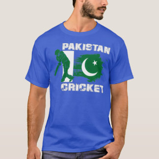 Pakistan Cricket Player Flag-Aufkleber T-Shirt