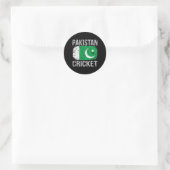 Pakistan Cricket Runder Aufkleber (Tasche)