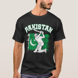 Pakistan Cricket-Star Vintage Cricket-Geschenk Wel T-Shirt