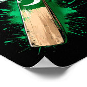 Pakistan Cricket T 1 Poster (Ecke)