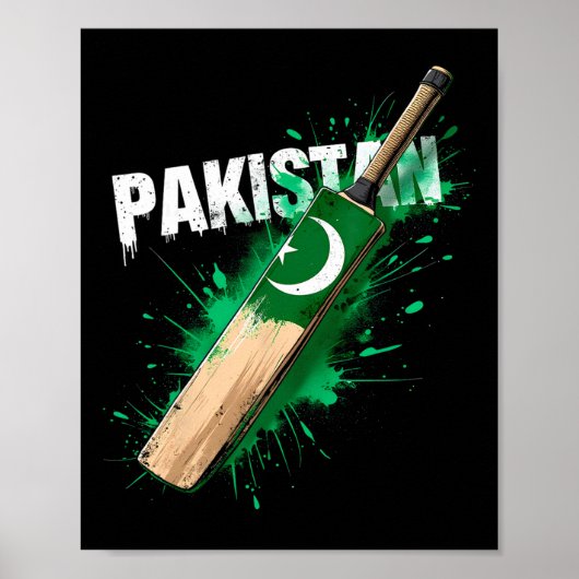 Pakistan Cricket T 1 Poster (Vorne)