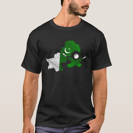 Pakistan Cricket Team T-Shirt (Vorderseite)