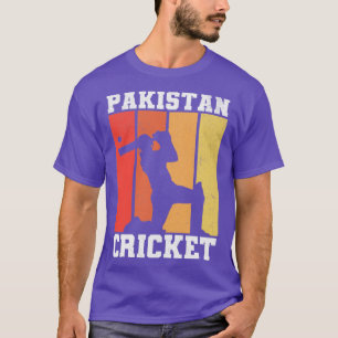 Pakistan Cricket Vintag Retro Cricket Sport Fans T-Shirt