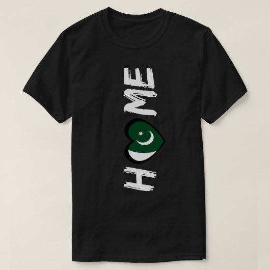 Pakistan: Der Herzschlag meiner Zuhause T-Shirt (Design vorne)