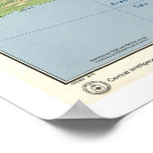 Pakistan - Detaillierte Karte - 1973 Poster (Ecke)