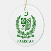PAKISTAN - Emblem/Wappen/Flagge/Symbol Keramikornament (Links)