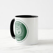 Pakistan-Erbe-Emblem Tasse (Vorderseite Links)