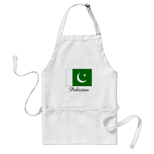 Pakistan-Flag-Design Schürze (Vorne)