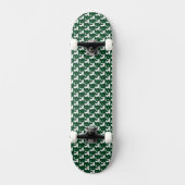Pakistan Flag Farben Herz Muster pattern Patriotic Skateboard (Vorderseite)