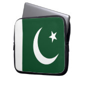 Pakistan Flag Laptop Sleeve (Vorderseite Links)