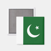 Pakistan Flag Magnet (Vorderseite/Rückseite)