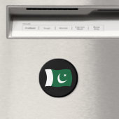 Pakistan Flag Magnet (In Situ (Geschirrspüler))