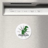 Pakistan Flag Map 2.0 Magnet (In Situ (Geschirrspüler))