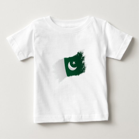 Pakistan Flag Pakistan Unabhängigkeit Baby T-shirt (Vorderseite)
