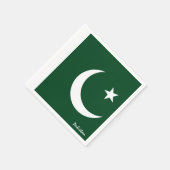 Pakistan Flag Party mode /sports Serviette (Ecke)