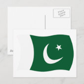 Pakistan Flag Postkarte (Vorne/Hinten)
