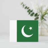 Pakistan Flag Postkarte (Stehend Vorderseite)