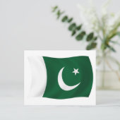 Pakistan Flag Postkarte (Stehend Vorderseite)