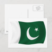 Pakistan Flag Postkarte (Vorne/Hinten)