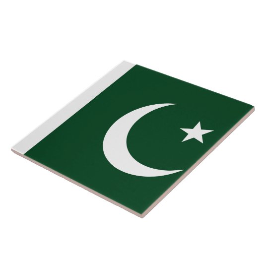 Pakistan Flag Tile Fliese (Seite)