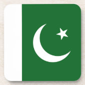 Pakistan Flag Untersetzer (Vorderseite)