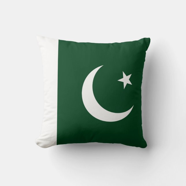 Pakistan Flagge Amerikas MoJo Pillow Kissen (Vorderseite)