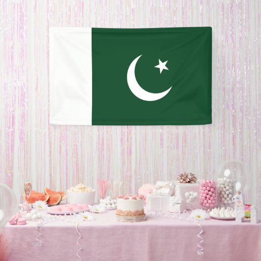 Pakistan-Flagge Banner (Party)