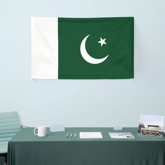 Pakistan-Flagge Banner (Messeveranstaltung)