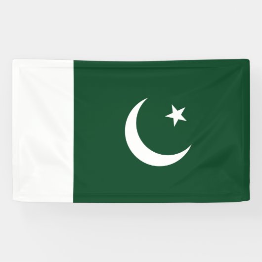 Pakistan-Flagge Banner (Horizontal)