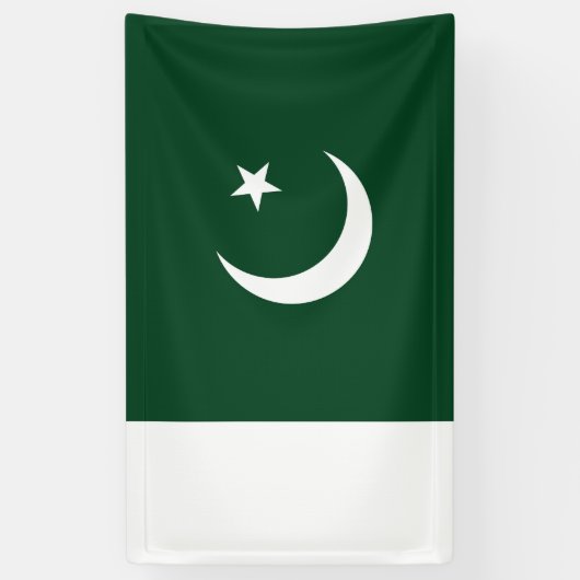 Pakistan-Flagge Banner (Vertikal)